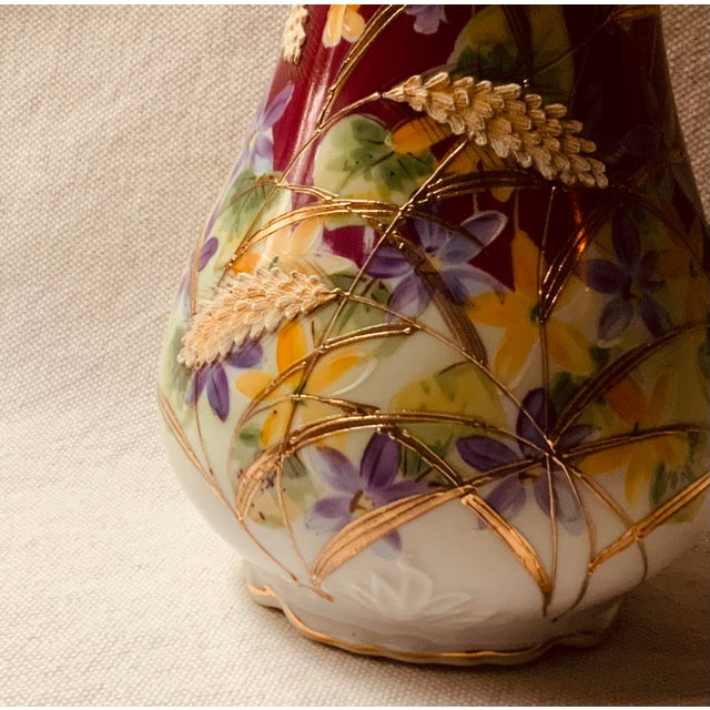 Ceramic Antique Japanese Nippon Porcelain Chocolate Set - 13 Pieces For Sale - Image 7 of 12