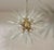 Italian 51-Tip Murano Glass Sputnik Chandelier, Clear Transparent For Sale - Image 9 of 12