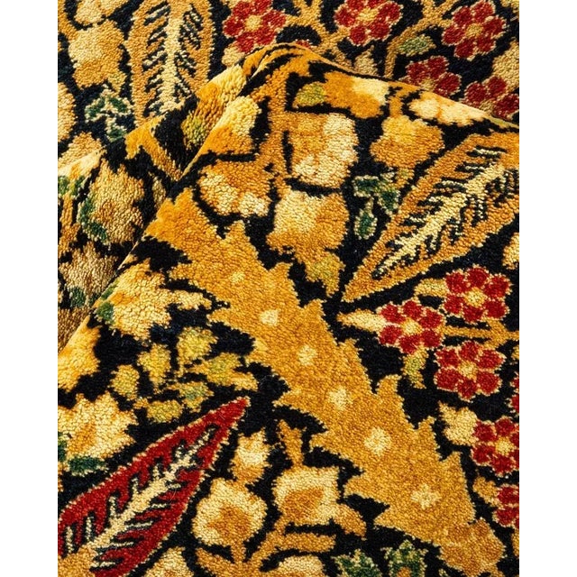 Textile Mogul, One-of-a-Kind Hand-Knotted Area Rug in Blue, 9' 2" x 11' 1" For Sale - Image 7 of 8