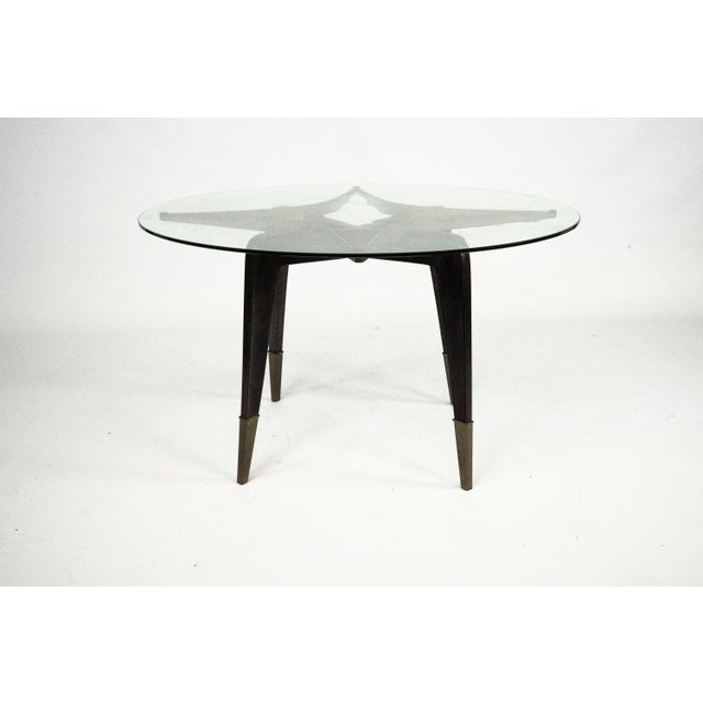 Mid-Century Modern Round Coffee Table by Paolo Buffa, 1950s For Sale - Image 16 of 17