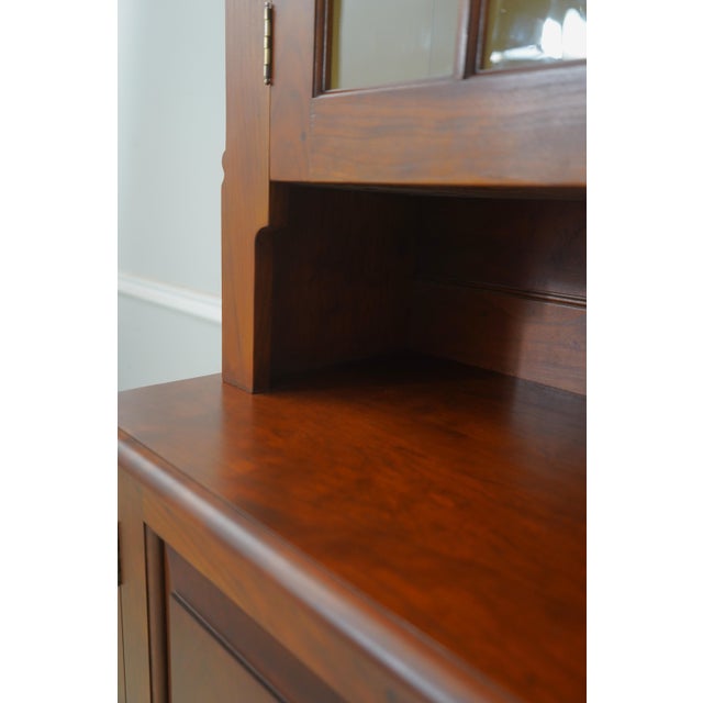 Dr Dimes Cherry Stepback Dutch Cabinet Cupboard For Sale - Image 11 of 18