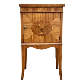 Satinwood Side / Drink Table Decorated With Inlays , France Circa 1930 For Sale