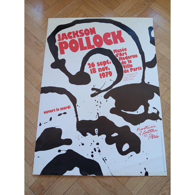 Original Exhibition Poster after Jackson Pollock, Paris, 1979 For Sale - Image 5 of 8
