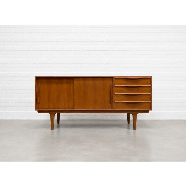 Sculptural Mid Century Modern Styled Credenza / Media Stand / Sideboard For Sale - Image 9 of 11