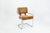 1970s Guido Faleschini for I4 Mariani Set of 4 Vintage Tan Suede Fabric Tucroma Chairs For Sale - Image 5 of 13