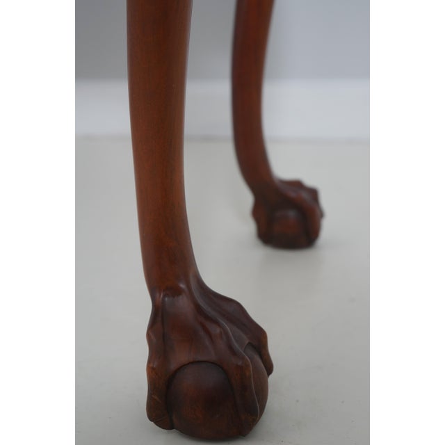 Brown Hickory Chair Co Georgian Marble Top Console Table For Sale - Image 8 of 14