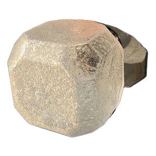 Mid-Century Modern Brutalist Seeded Glass Flush Mount from Cosack Leuchten For Sale