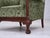 Danish Armchair in Green Velour and Carved Oak, 1950s For Sale - Image 18 of 18