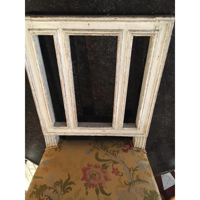 Cream Set of Louis XVI Club Chairs For Sale - Image 8 of 10