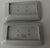 Antique Japanese Rectangular Blue and White Dishes - Set of 2 For Sale - Image 9 of 18