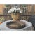 Large Vintage Italian Tole Acanthus Leaf Round Mirrored Tray / Mirrored Plateau / Round Mirrored Cocktail Tray For Sale - Image 4 of 17