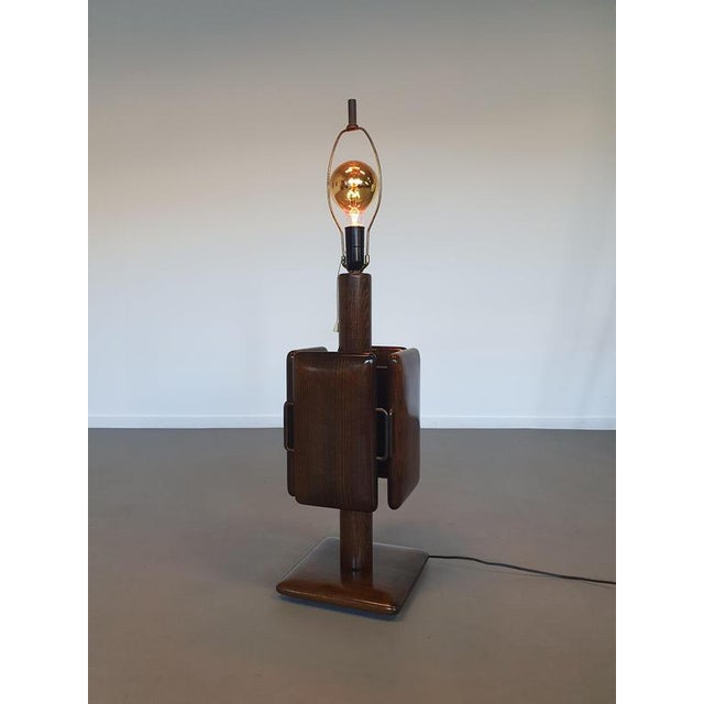 Large Vintage Brutalist Floor Lamp For Sale - Image 5 of 9