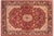 Art Nouveau Medallion 1990's Pak-Persian Red/Blue Wool Rug - 6'0'' X 9'3'' For Sale - Image 9 of 9