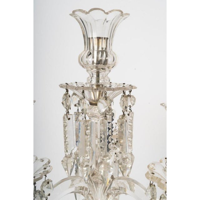 Napoleon III Cut Crystal Candelabras, 1800s, Set of 2 For Sale - Image 3 of 8