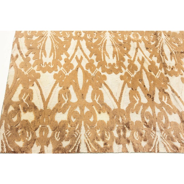 Textile Traditional Inspired Fragment Rug in Brown and Gray by Doris Leslie Blau For Sale - Image 7 of 8