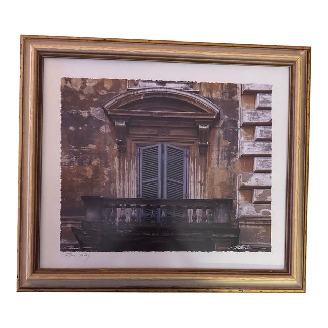 Ruth Burke Signed “Brown Window—Rome, Italy” Architectural Photograph, 2005 For Sale