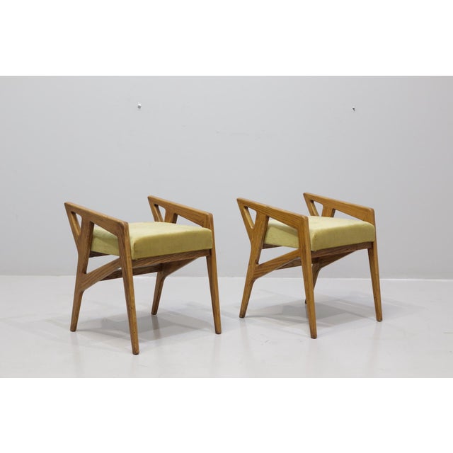 Model 687 Stools by Gio Ponti for Cassina, Italy, 1953, Set of 2 For Sale - Image 4 of 18