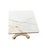 Vintage Imperial Furniture Company Marble-Top Side Table This gorgeous square side table features a vintage Neoclassical...