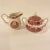 Ceramic Vintage Wood & Son English Transferware Creamer & Sugar Set, Pink Mulberry Pastoral For Sale - Image 7 of 7