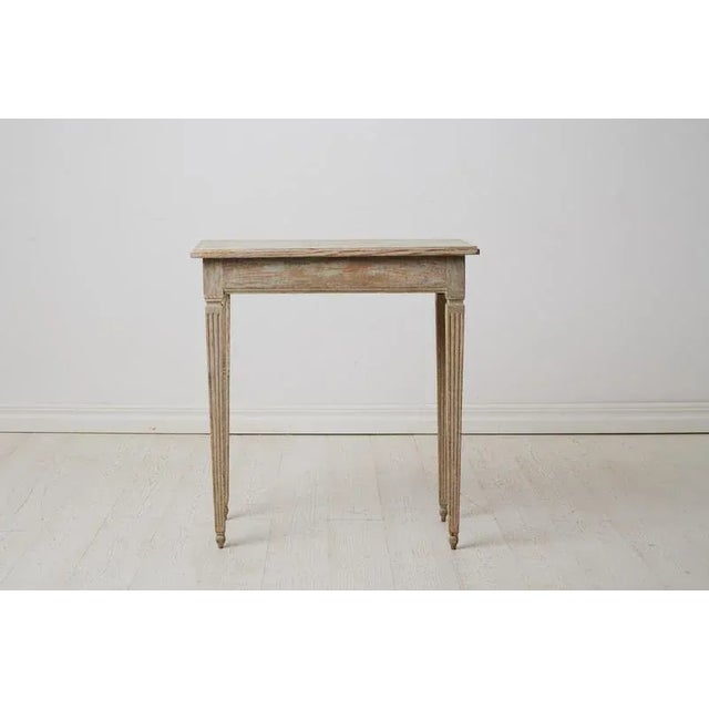 Gustavian (Swedish) Small Swedish Gustavian Side Table For Sale - Image 3 of 10