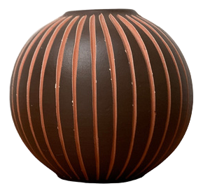 Mid-Century German Wormser Terra-Sigillata Pottery Vase, 1960s
