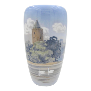 1963 Royal Copenhagen Hand-Painted Porcelain Vase, Denmark