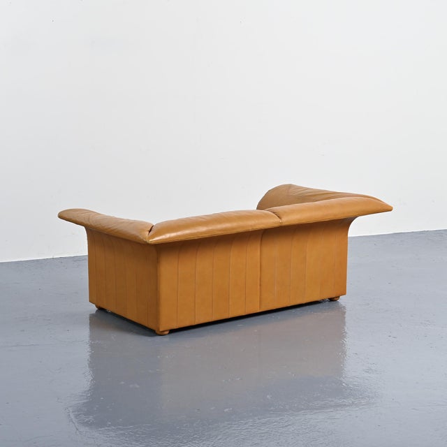 Leather Loto Sofas by Luigi Massoni for Poltrona Frau, Italy, 1976, Set of 2 For Sale - Image 16 of 18