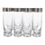 Vintage Etched Floral Highball Glasses With Silver Overlay Scroll Rims and Bubble Bases, Set of 8 For Sale