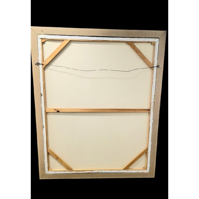 1980s Monumental Reproduction Michaelangelo Sibyl, Erythraean Oil Paintings Framed Art Signed Rueben- A Pair For Sale - Image 4 of 18