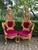 1970s Italian Baroque Gold Beech Red Velvet Chairs 2 PCS For Sale - Image 18 of 18