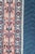 Indian Kashmir Silk Geometric Floral Garden Medallion Area Rug Mat 48" For Sale - Image 4 of 13