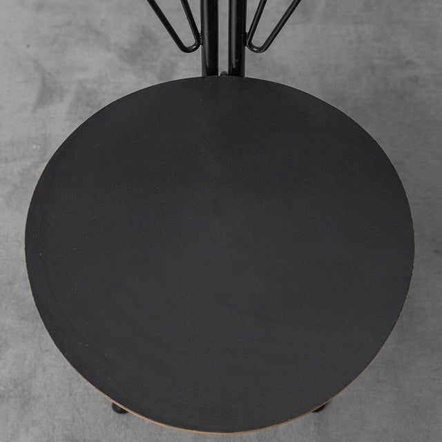 1970s Vintage Folding Chairs in Wood and Metal, 1970s, Set of 4 For Sale - Image 5 of 12