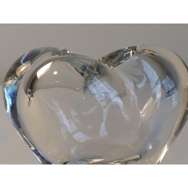 Pair of Vintage Rosenthal Studio-Linie Crystal Heart Solifleur Vases by Michael Boehm For Sale - Image 14 of 17