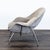 Mid-Century Modern Womb-Style Lounge Chair – Chrome & Gray Upholstery For Sale - Image 4 of 8