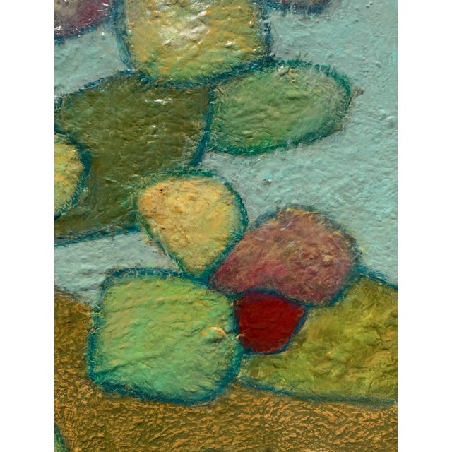 "Orbiting Meadows" Original Mixed Media Abstract by Zac Woodiel For Sale - Image 9 of 12