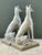 Vintage Eco Plaster Great Dane Sculptures - Pair For Sale - Image 15 of 17