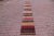 1960s Turkish Traditional Hand-Knotted Striped Design Runner For Sale - Image 11 of 11