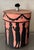 Vintage Oval Wallpaper Box by Atelier of Hudson, New York With Black Regency Silhouettes on a Pink Ground For Sale In New York - Image 6 of 18