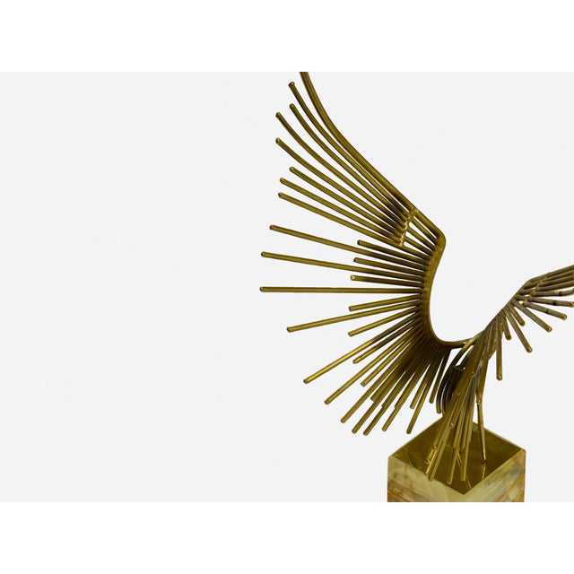 Metal Abstract Welded Bird Sculpture by Curtis Jere For Sale - Image 7 of 7