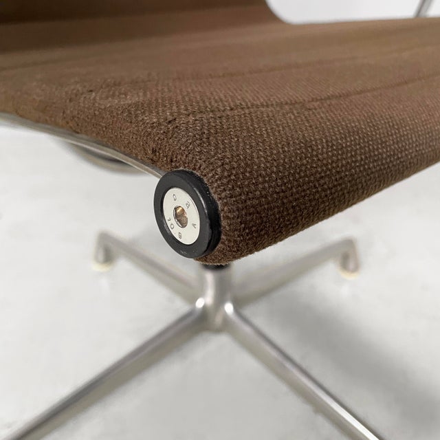 Italian Modern Fabric Office Chair by Charles and Ray Eames for ICF, 1970s, Set of 8 For Sale - Image 9 of 18