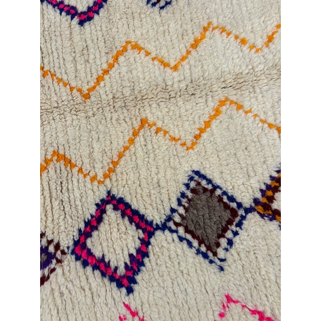 Brown Moroccan Azilal Berber Rug in Wool, 1990s For Sale - Image 8 of 10