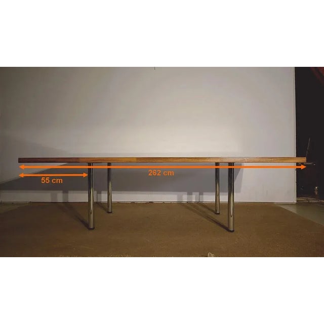 Large Mahogany and Camphor Table, 1970 For Sale - Image 12 of 13