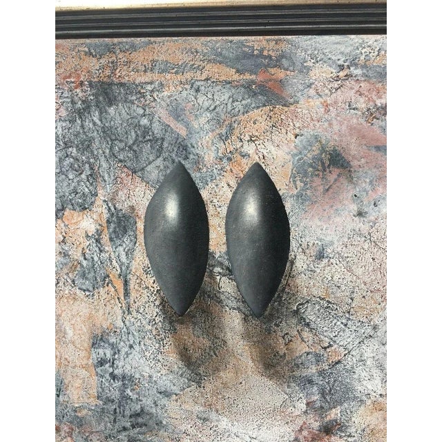 Arno Jung, Grey Forms, 1948, Oil Painting on Canvas For Sale - Image 9 of 13