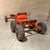 Vintage 1940s–1950s Structo Pressed Steel Orange Road Grader Toy For Sale - Image 9 of 12