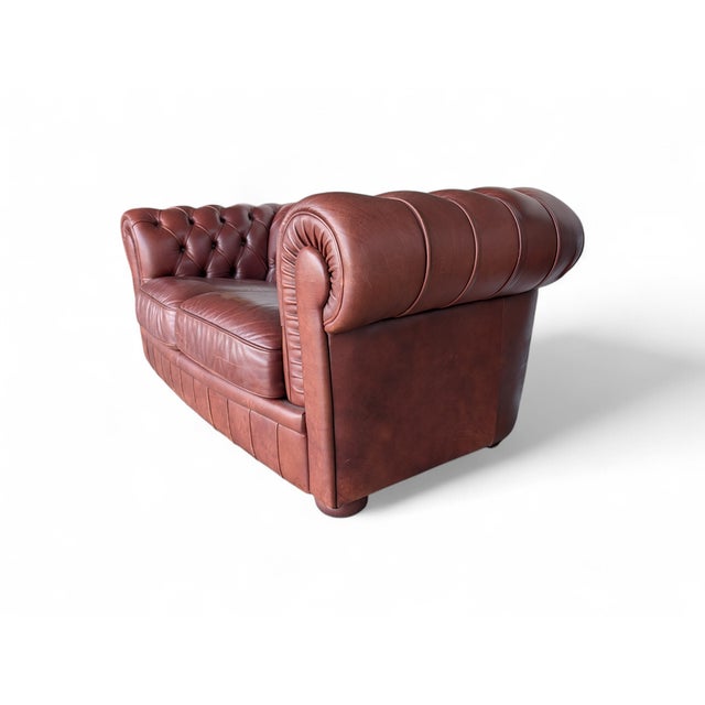 Vintage Chesterfield Two-Seater Sofa, 1980s For Sale - Image 4 of 6