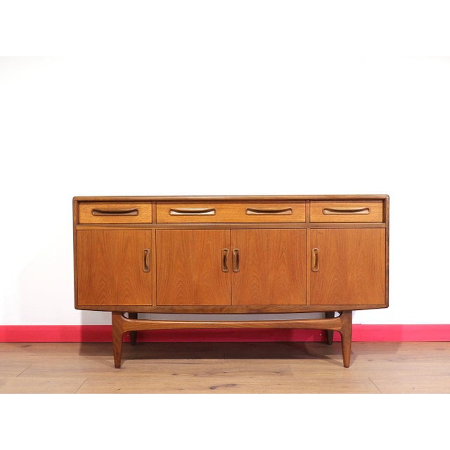 Mid Century Modern Vintage Teak Credenza Sideboard by Gplan Danish Style For Sale - Image 14 of 14
