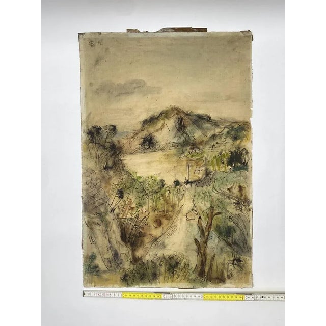 A painting / painting * by the Berlin artist Siegmund Lympasik (1920 - 1996) * Lympasik studied at the Hochschule für...