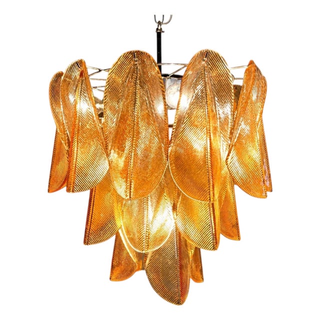 Italian Murano Glass Chandelier, 1990s For Sale