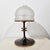 Industrial Vintage Swedish Grace Mushroom Table Lamp with Copper Base and Opal Glass Shade, 1960s For Sale - Image 3 of 9