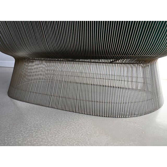 Green Vintage Knoll Settee by Warren Platner for Knoll For Sale - Image 8 of 10